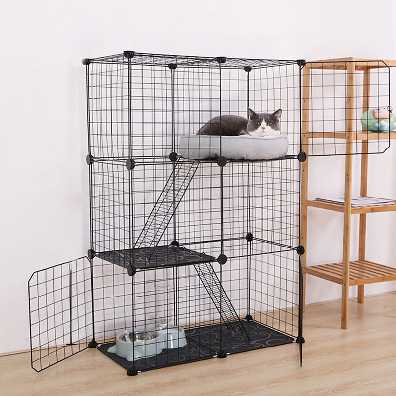 Tucker Murphy Pet Chloe Christina Outdoor Cat Cage Crate with Portable Reviews Wayfair